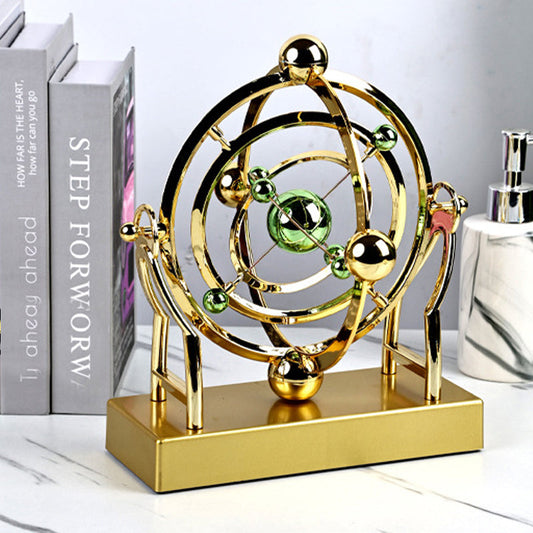 ⏳🌀Time-limited Special⌛Pendule à mouvement perpétuel en orbite céleste - Décoration rotative créative pour la maison🚀