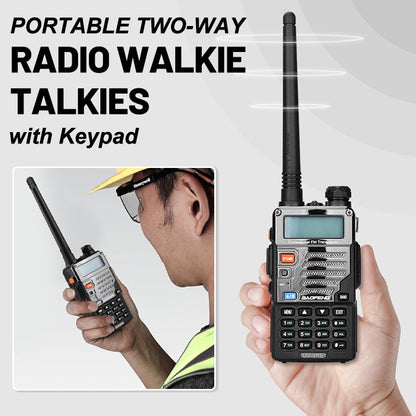Talkies-walkies Radio Bidirectionnels Portables avec Clavier