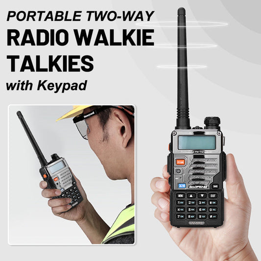 Talkies-walkies Radio Bidirectionnels Portables avec Clavier