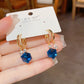 ✨Boucles d’Oreilles Bleues en Cristaux Artificiels