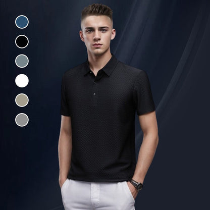 🔥T-shirt en soie glacée pour homme💨 Respirant et confortable❄️