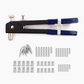 Ensemble d'outils manuels robustes pour écrous à rivets 