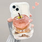 Coque de Téléphone Transparente avec Motif Pomme pour iPhone 🍏📱 - Protection Élégante et Fun!
