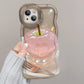 Coque de Téléphone Transparente avec Motif Pomme pour iPhone 🍏📱 - Protection Élégante et Fun!