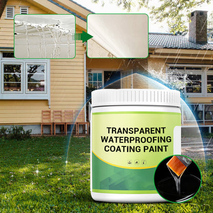 Peinture de revêtement d'étanchéité transparente