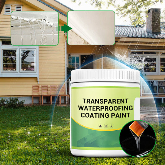 Peinture de revêtement d'étanchéité transparente