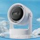 3-in-1 LED Light & Built-in Aromatherapy Diffuser Silent Mini Fan