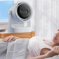 3-in-1 LED Light & Built-in Aromatherapy Diffuser Silent Mini Fan
