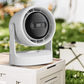 3-in-1 LED Light & Built-in Aromatherapy Diffuser Silent Mini Fan