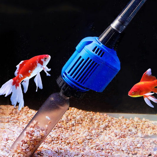 Changeur d'eau et nettoyeur de filtre d'aquarium à aspiration électrique
