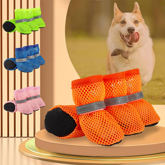 Chaussures en maille respirantes pour chien