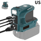 Convertisseur de puissance compact CC vers CA