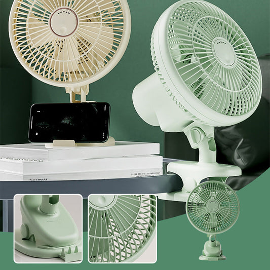 Ventilateur rotatif à pince à 2 vitesses avec boîte à arômes