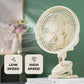 Ventilateur rotatif à pince à 2 vitesses avec boîte à arômes