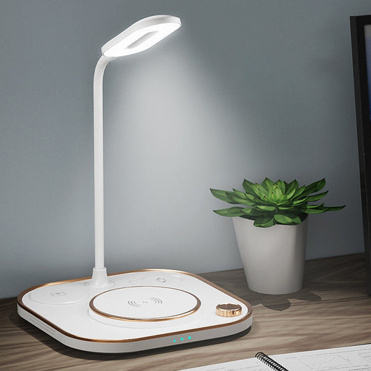 3-en-1 Lampe de Bureau avec Charge Sans Fil Magnétique
