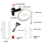 Kit de Nettoyage de Gravier pour Aquarium pour Changement d'Eau