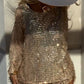 Ensemble 2 Pièces à Paillettes : Haut à Manches Longues et Short
