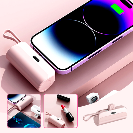 🔋Batterie externe portable haute capacité avec câbles intégrés