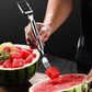 🍉🔪Coupe-fruits 2 en 1 en acier inoxydable avec couteau et fourchette