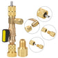 Outil de Retrait de Noyau de Valve pour Climatisation avec Ports SAE 1/4“ et 5/16“