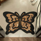 Tapis de Terre de Diatomées Antidérapant à Séchage Rapide en Forme de Papillon Rétro
