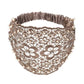 ✨Bandeau Creux Large à Perles en Fleurs de Prunier
