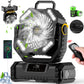 Ventilateur Oscillant Portable avec Télécommande