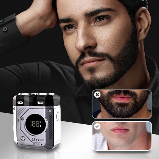 Rasoir portable à double lame lavable pour hommes