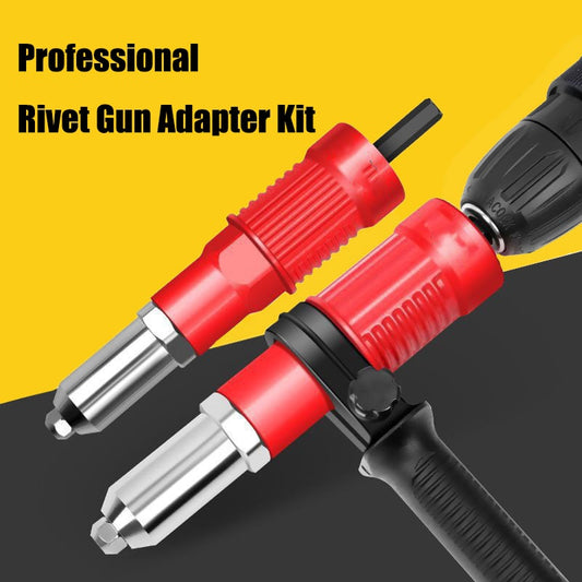 ⏳Temps limité 50% de réduction💥Kit d'adaptation professionnel pour tête de forage à rivets