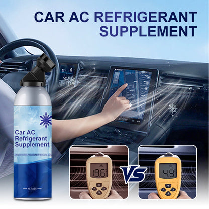 Réfrigérant auto-remplissant pour systèmes de climatisation automobile