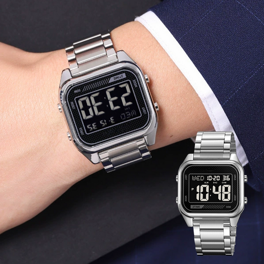 Montre Numérique Multifonction Étanche pour Homme