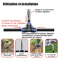 🔥Dernier jour 50% de réduction✨Système d'irrigation automatique de jardin incurvé à 360°