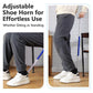 Chausse-pied long réglable avec tire