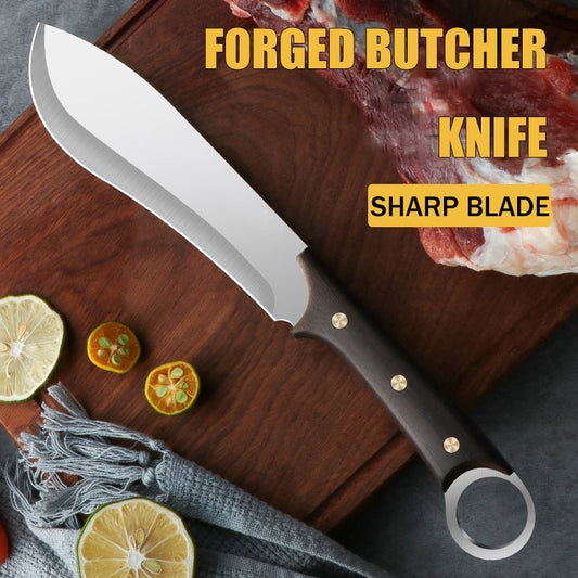 🔪Couteau de boucher polyvalent avec étui