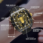 ⌚Montre à quartz multifonction élégante