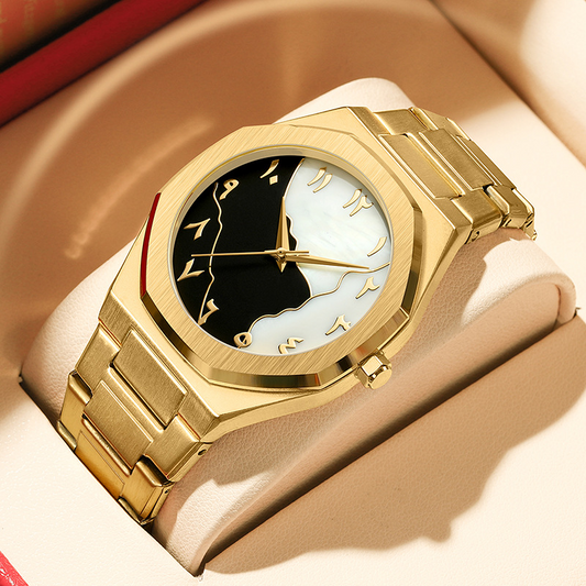 Montre pour homme tendance et polyvalente avec bracelet en acier