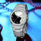 Montre pour homme tendance et polyvalente avec bracelet en acier