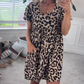 🌸50% de réduction🌸Robe Mini Léopard Décontractée pour Femme