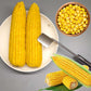 🌽Éplucheur de maïs en acier inoxydable à long manche, facile à nettoyer
