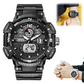 ⌚Montre de sport numérique à quartz élégante et étanche pour hommes