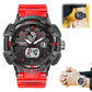 ⌚Montre de sport numérique à quartz élégante et étanche pour hommes