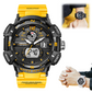 ⌚Montre de sport numérique à quartz élégante et étanche pour hommes