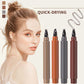 Stylo barbe et sourcils 4 en 1 waterproof - Longue durée et sans bavures