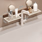 ✨Étagère de Salle de Bain à Ventouse en Noyer