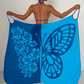 👙50% de réduction✨Cover-up de maillot de bain pour femme avec motif de papillons