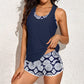 💕50% de réduction💕Ensemble de Bain Tankini Sportif Chic 3 Pièces pour Femme