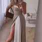 ✨50% de réduction✨Robe longue plissée sans manches à blocs de couleurs pour femme