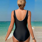 🌸50% de réduction🌸Maillot de bain une-pièce à blocs de couleur pour femme