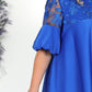 👗Robe trapèze décontractée à détails en dentelle pour femme✨