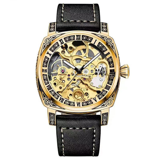 ⌚Montre mécanique gravée multifonctionnelle